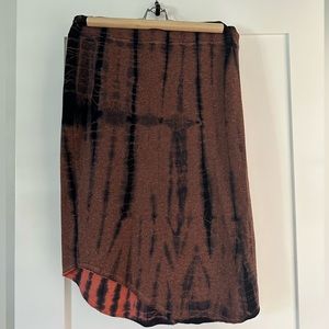 Sundry asymmetrical tie dye skirt. New with tags. never been worn.